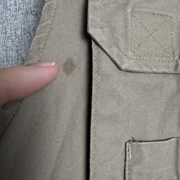 Cabela's Safari Series Hunting Fishing Hiking Photo Vest Size L Beige Pockets - Picture 6 of 6